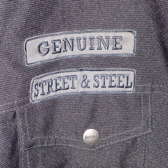Street & Steel Ride the Life Motorcycle Jacket Mens Medium Black - Picture 2 of 9